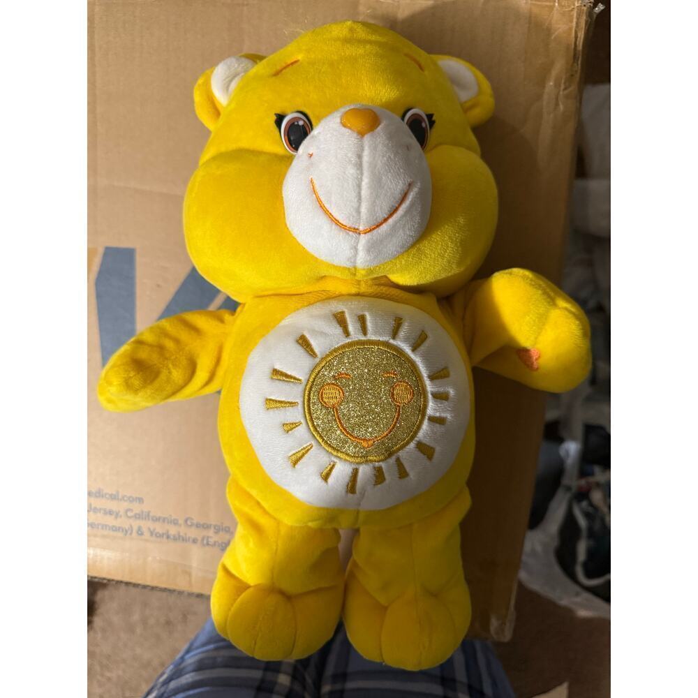 Care Bear Talking Dancing Funshine 14” Tested Plush Teddy Bear sound